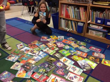 More books funded by a PTO mini-grant